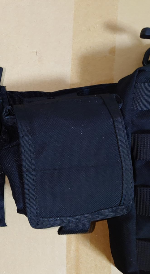 Molle Dump Pouch, Foldable Dump Pouch Utility Roll Up Wiast Bag Drawstring for Belt Pack Accessories - Image 3