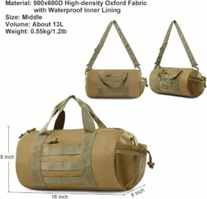 Tactical Duffle Bag Men Gym Pack