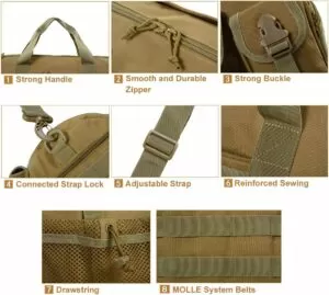 Tactical Duffle Bag Men Gym Pack