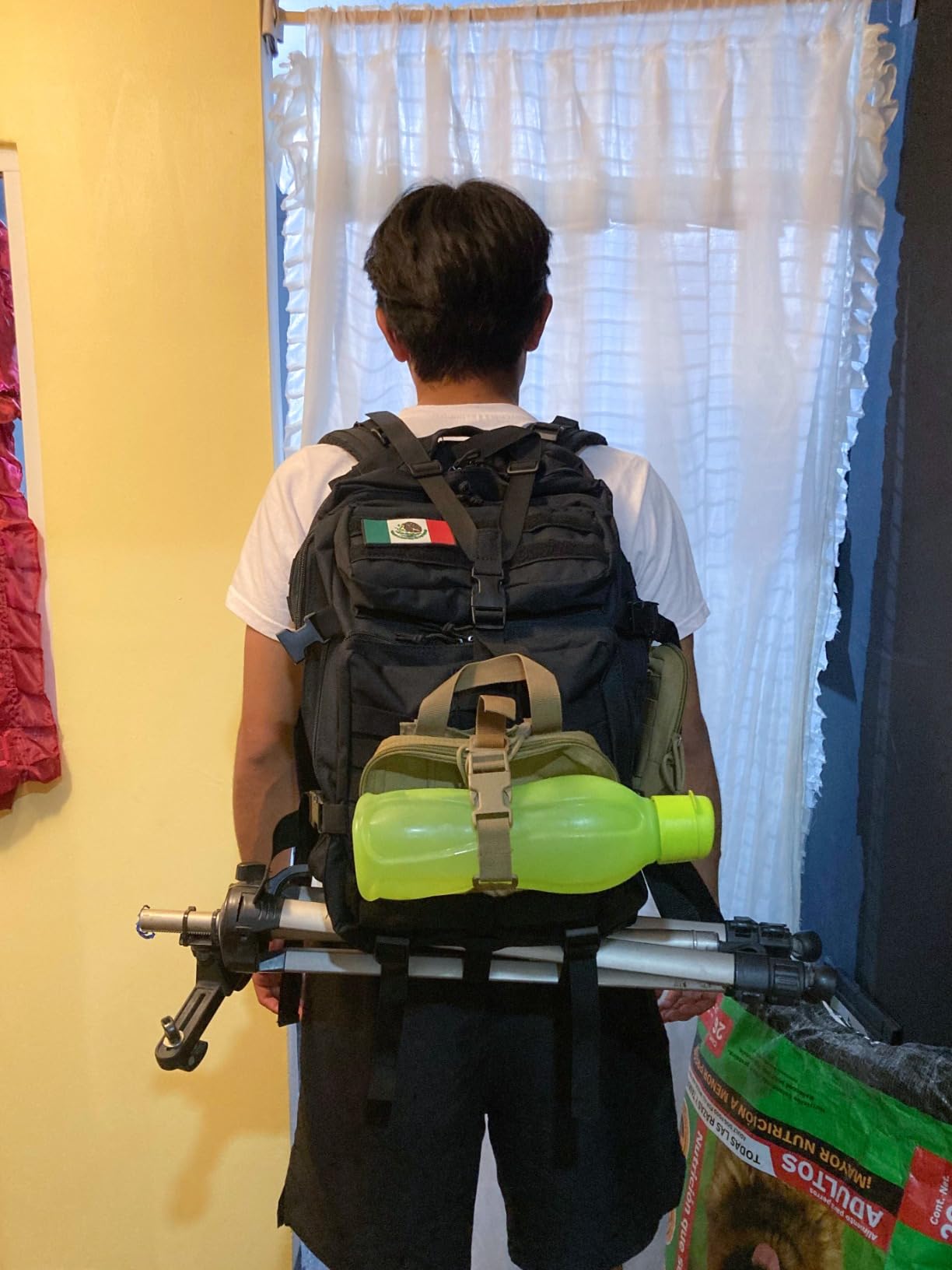 45L Waterproof Tactical Backpack Large Capacity 900D High-Density Oxford Waterproof Fabric Multiple Pockets for Hiking, Camping, Mountaineering, Hunting, Outdoor Cycling - Image 2