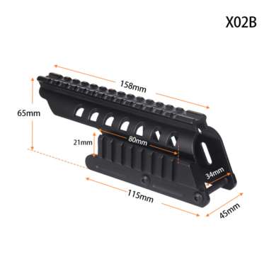 Tactical 20 mm Double Picatinny 158 mm Rail Mounting System Fit For Remington 870 RM870 12 GA