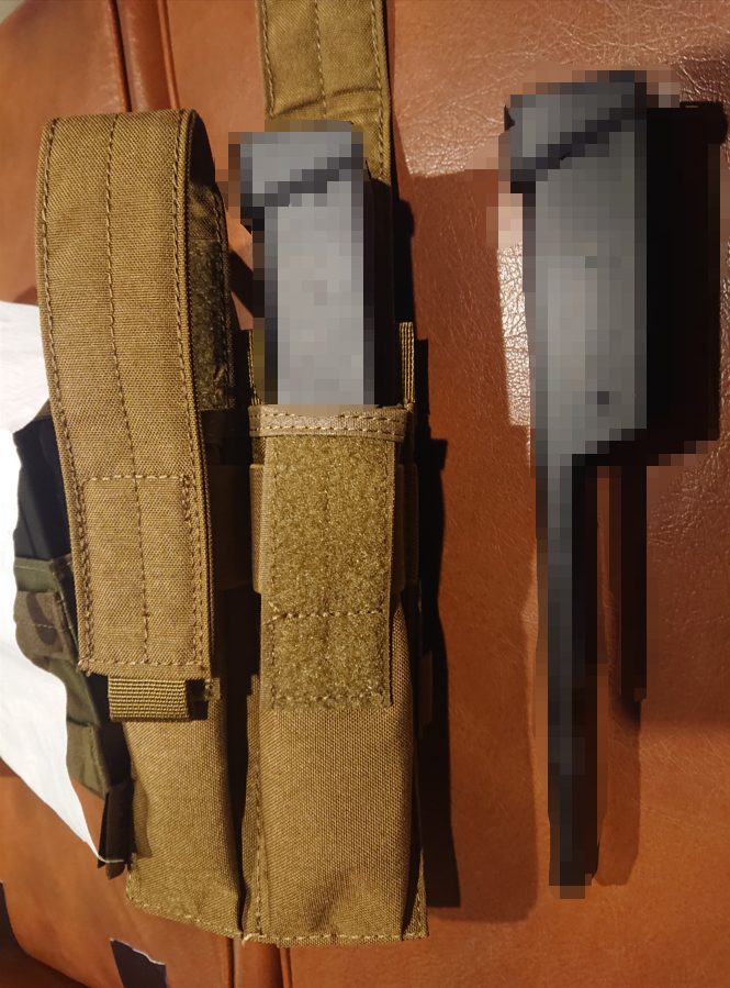 1000D Nylon MP5 MP7 arp9 KRISS Triple Magazine Pouch Tactical Rifle Modular Molle SMG Mag Pouch Carrier For Hunting Airsoft