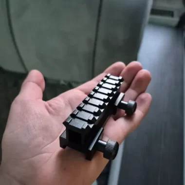 20mm Raising Rail Picatinny-Picatinny 8 slots
