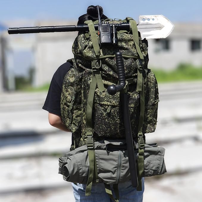 (100 L), Military Bag Tactical Backpack, Climbing Backpack, Large, Tactical Military Fan, Unisex, Durable, Water Repellent, Scratch Resistant, Comfortable, Travel - Image 3