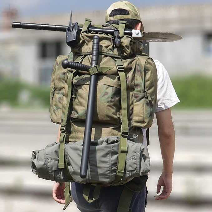 (100 L), Military Bag Tactical Backpack, Climbing Backpack, Large, Tactical Military Fan, Unisex, Durable, Water Repellent, Scratch Resistant, Comfortable, Travel