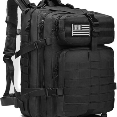 Military Tactical Backpacks 45L Backpack Men and Women Waterproof Army Backpack Large Capacity Backpack Crossfit Foldable Waterproof Backpack Mountaineering, Hiking, Khaki, Casual