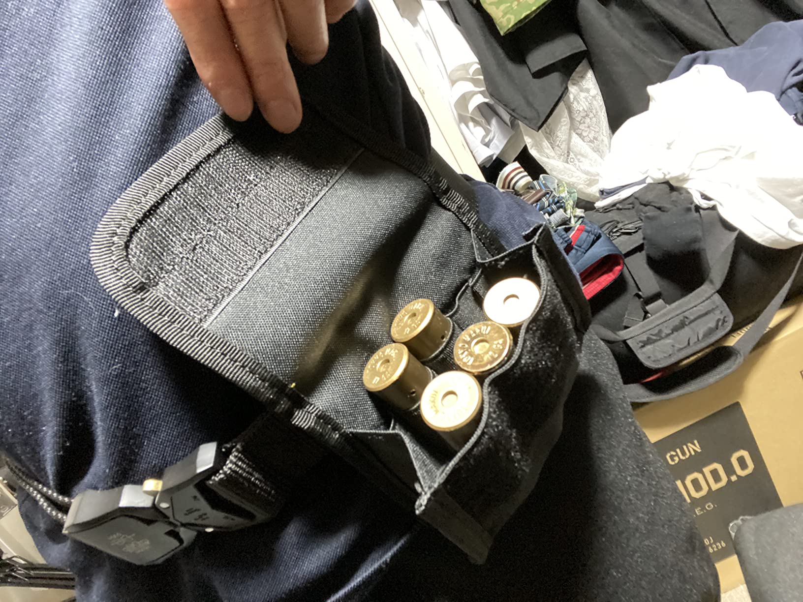 12/15/16/20GA Shotgun Shell Holder, Shell Pouch, Shell Holster, Shell Case, MOLLE Compatible, Waterproof, Holds 10 Pieces, Premium Nylon, 3 Colors