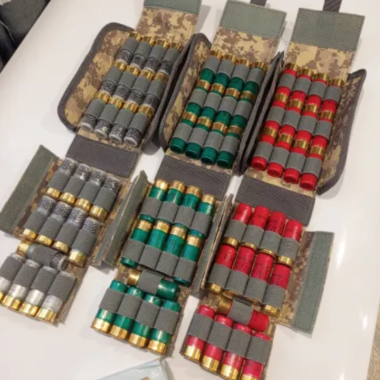 Tactical Molle Shell Ammo Holder 25 Round 12GA Shotgun-Magazine Pouch Waist Belt
