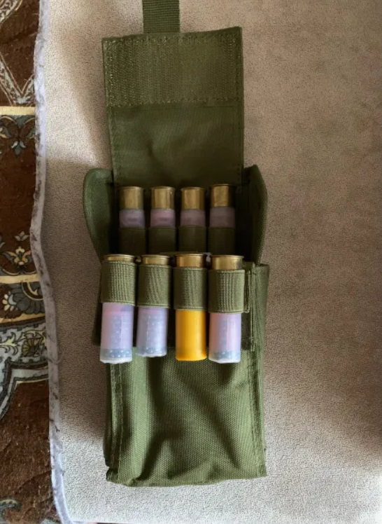 Tactical Molle Shell Ammo Holder 25 Round 12GA Shotgun-Magazine Pouch Waist Belt - Image 2