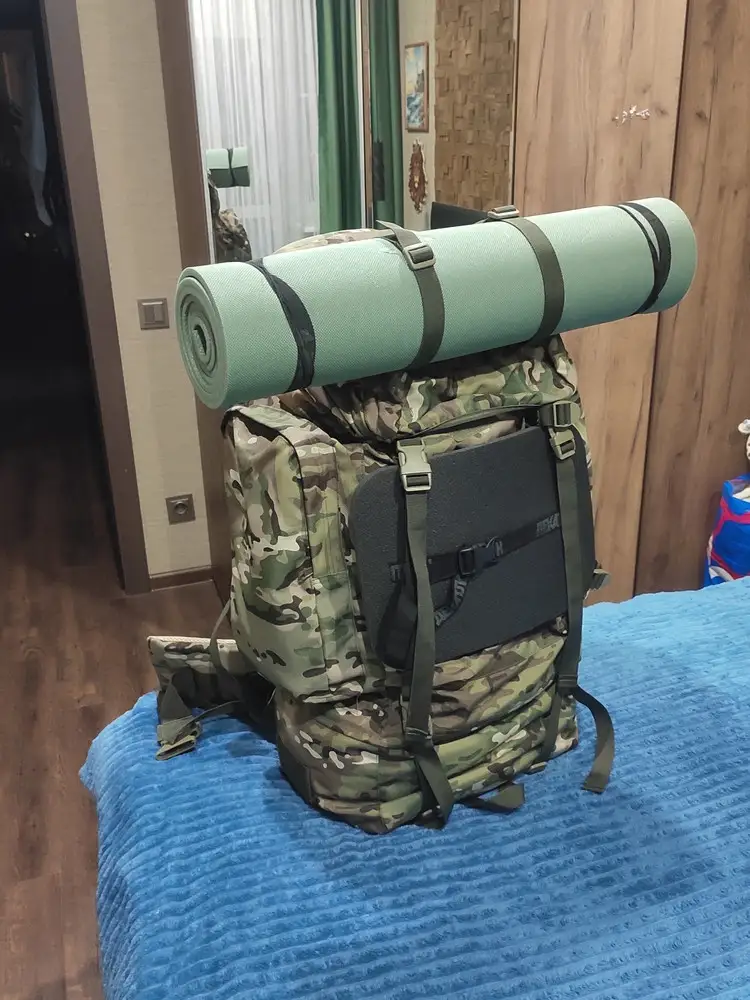 (100 L), Military Bag Tactical Backpack, Climbing Backpack, Large, Tactical Military Fan, Unisex, Durable, Water Repellent, Scratch Resistant, Comfortable, Travel - Image 2