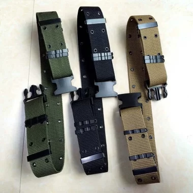 Tactical Waist Belt Combat Military Security Outdoor Canvas Duty Army Green Chic