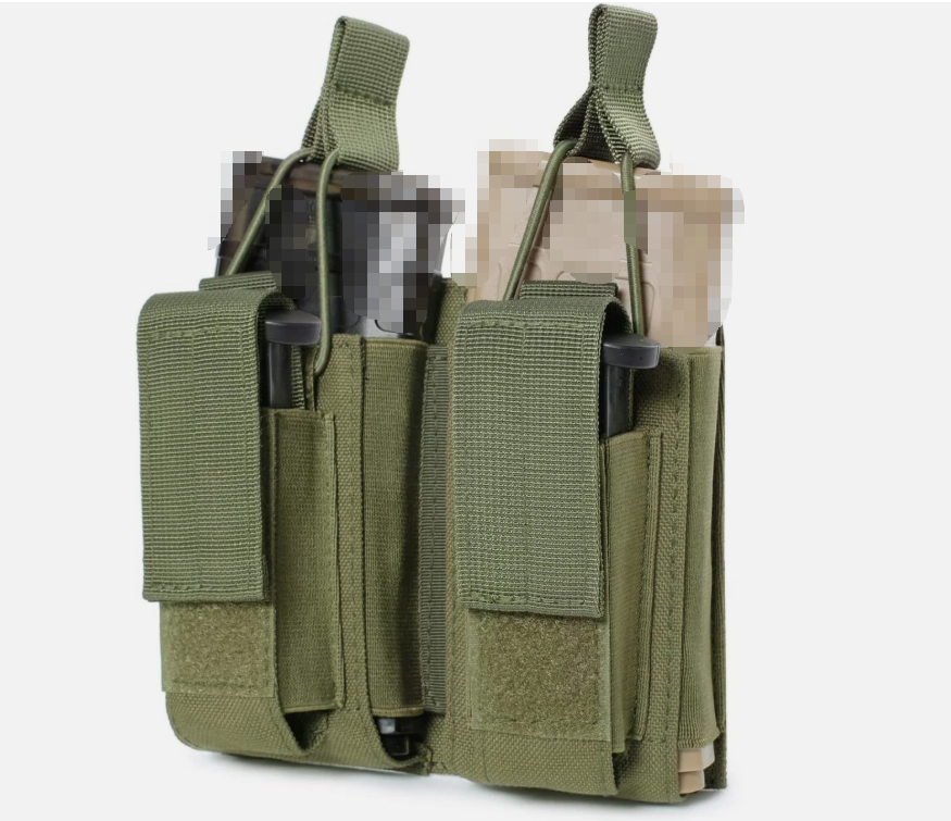 M4 M14 M16 AK AR Magazine Pouch Molle Single Double Triple Magazine Holster Hunting Double Layer Mag Pouches 9mm Mag Holder Bag