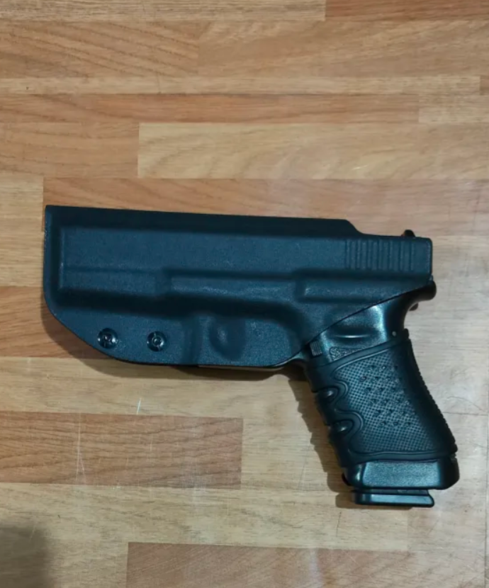 IWB Holster Glock G17 G22 G31 Gun Holster IWB Inside Waistband Carry Concealed Holster Glock 17 Pistol Case Accessories - Black