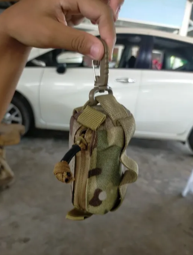 Tactical EDC Pouch Coin Bag Molle Pouch Military Pouches for Men and Women for Outdoor Travelling/Hiking/Fishing/Cycling - Image 2
