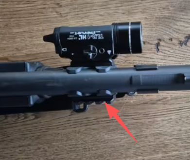 Tactical Shotgun Barrel Clamp Mount with QD Sling Swivel and Picatinny Rail, Flashlight and Sling Mount with Rubber Pads for 12Ga Mossberg 500/590, Maverick 88, Remington 870, SXP Defender, Benelli - Image 2
