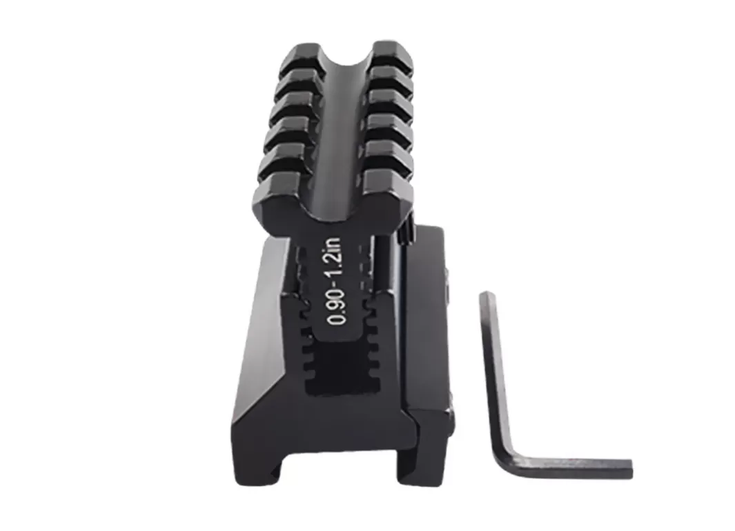 Picatinny riser mount for use with Picatinny or Weber base optics product detail 3