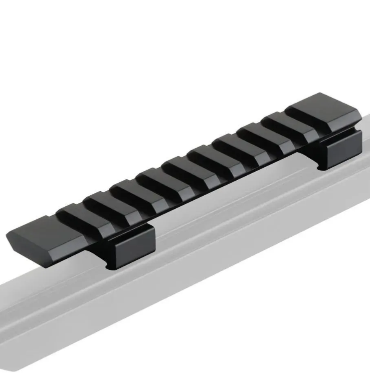 Dovetail to Picatinny Rail Adapter, 11mm Dovetail Base to 20mm Picatinny Convert Mount, Low Profile Scope Riser Rail Adaptor, 3/8" to 7/8" Converter, for Dovetail Base & Picatinny Dot Sight - Image 2