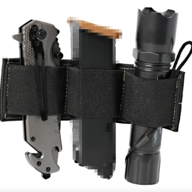 2PCS Triple Mag para Cargadores de Pistola con Molle Rubber surface bonding