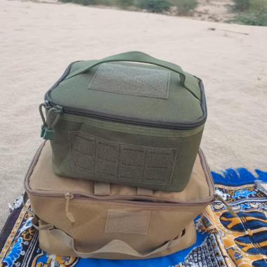 Camouflage Outdoor Travel Toiletry and Makeup Bag, Multi-Functional Tactical MOLLE Pouch, Multi-Functional Shooting Sandbag, Portable Toiletry and Tool Storage Bag