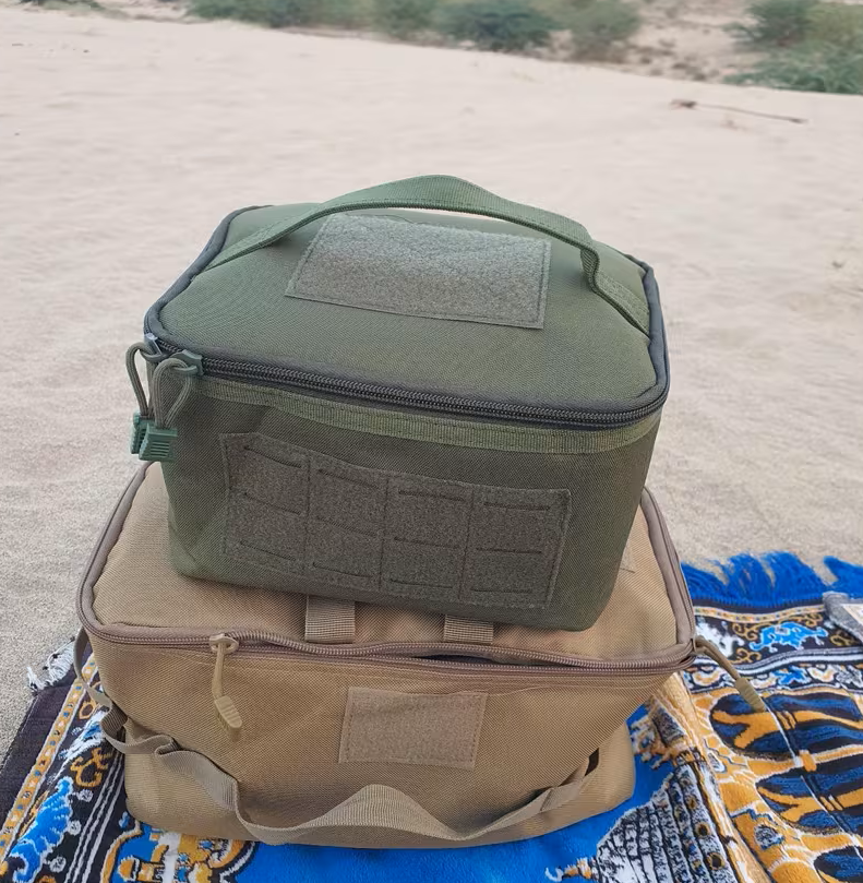 Camouflage Outdoor Travel Toiletry and Makeup Bag, Multi-Functional Tactical MOLLE Pouch, Multi-Functional Shooting Sandbag, Portable Toiletry and Tool Storage Bag