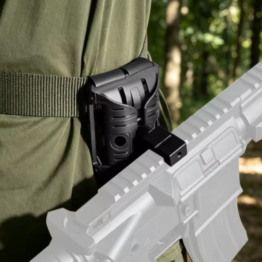 Universal Gun Holster AR Rifle Holster fit Picatinny Rail Tactical Plate for Vest Belt Hunting Gun Carry Mount Left Right Hand