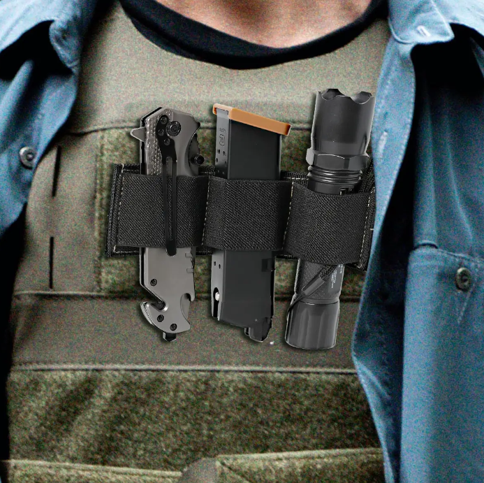 2PCS Triple Mag para Cargadores de Pistola con Molle Rubber surface bonding - Image 2