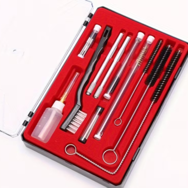 Cleaning Tools, Spray Gun Paint Cleaning Tools, with Bristle Brush, Needle And Other Professional Cleaning Tools