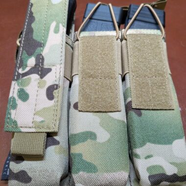 Open Top Triple Kriss 9mm Mag Pouch Tactical Molle MP5 MP7 MP9 Magazine Pouch