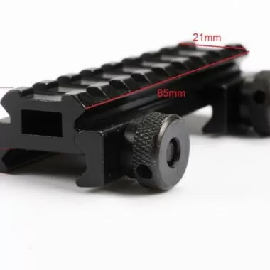 20mm Scope Mount Base Aluminum Low Profile Picatinny Rail